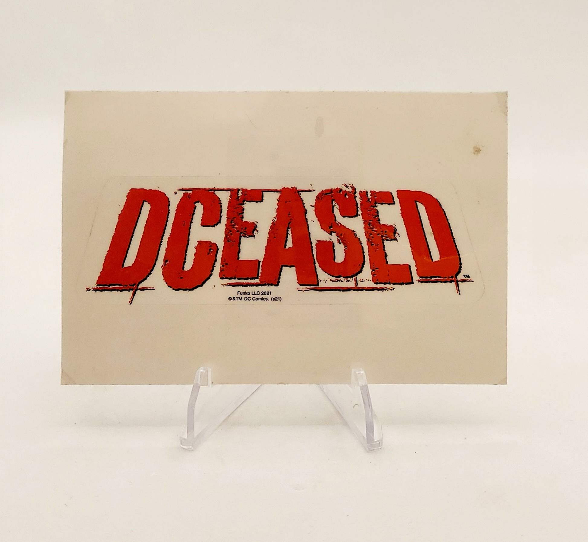 Exclusive Funko DCeased Sticker