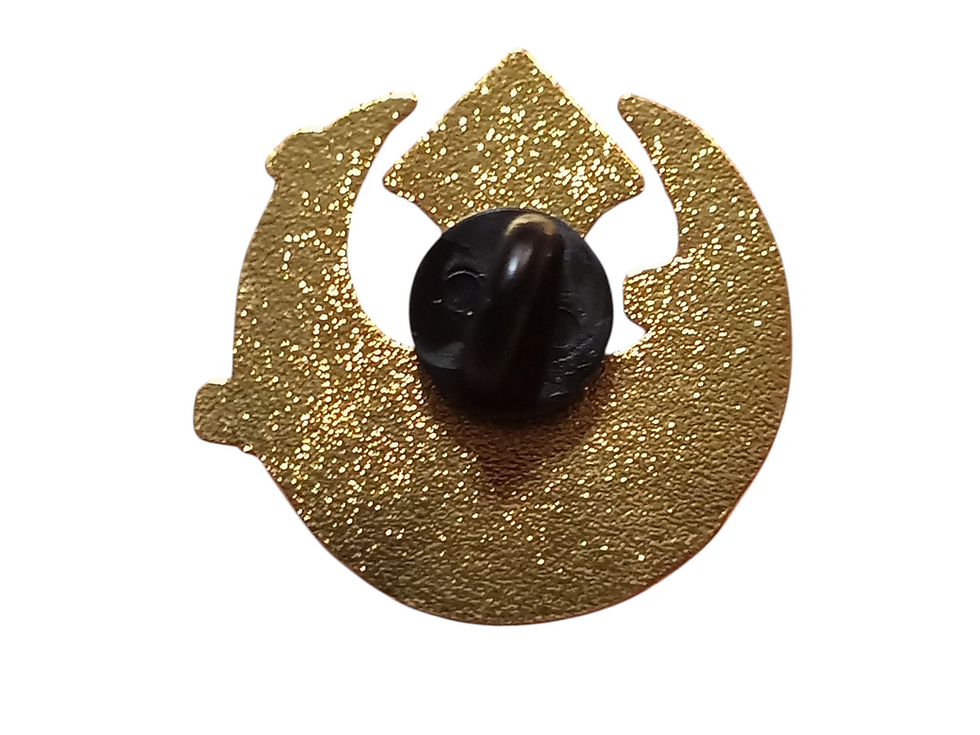 Thumbnail: Star Wars Last Jedi Gold Tone Rebel Fleet Logo Enamel Pin