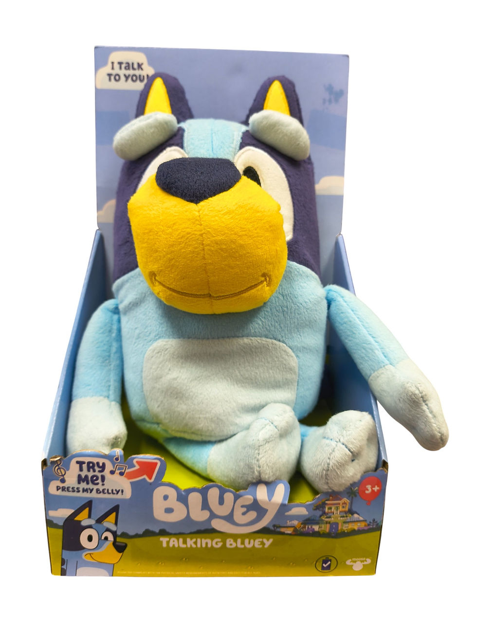 Moose Toys Bluey Talking Interactive Sing Along 9 Different Phrases 13" Plush