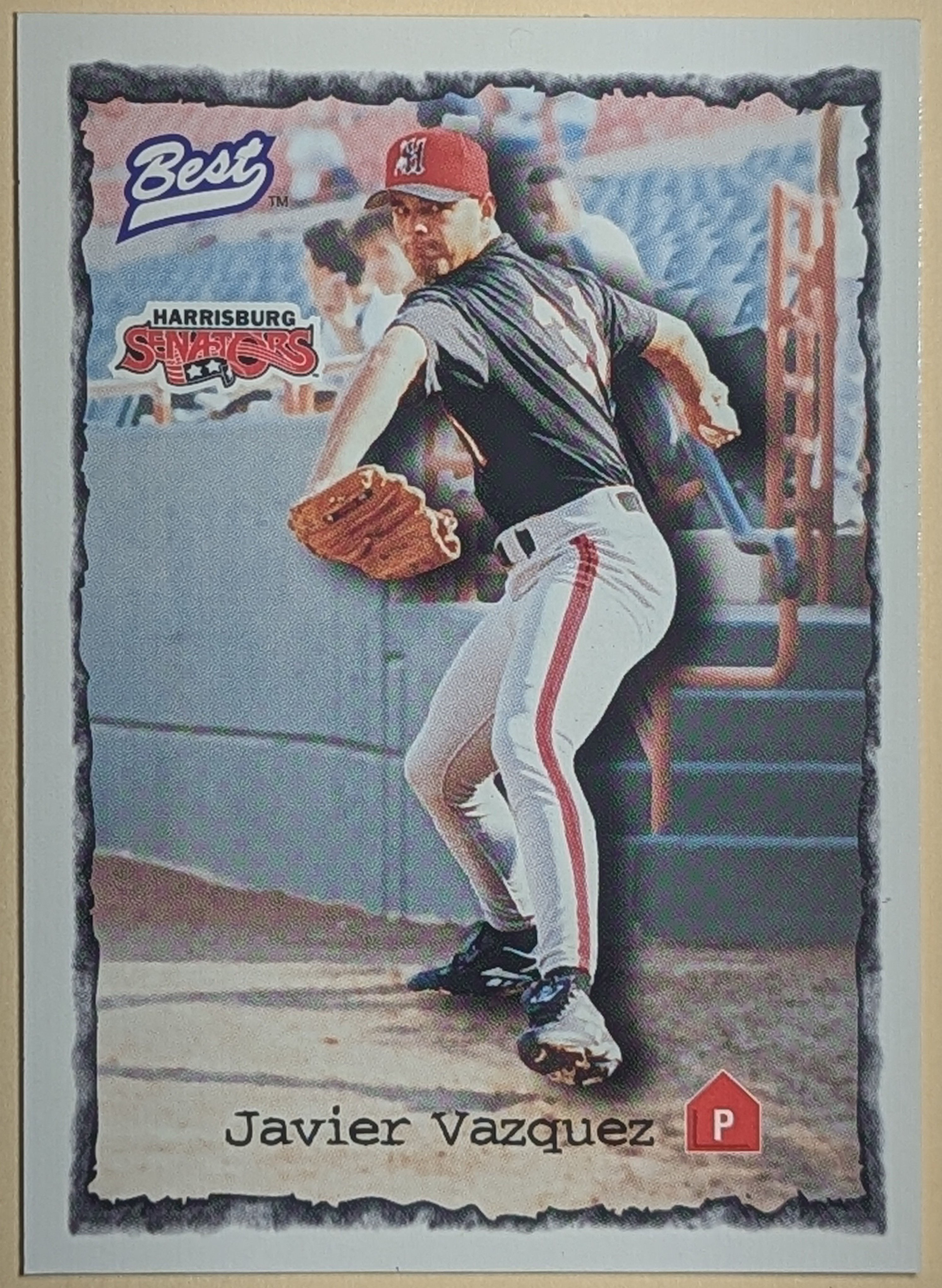 1997 Best Javier Vazquez #78 Harrisburg Senators Rookie RC