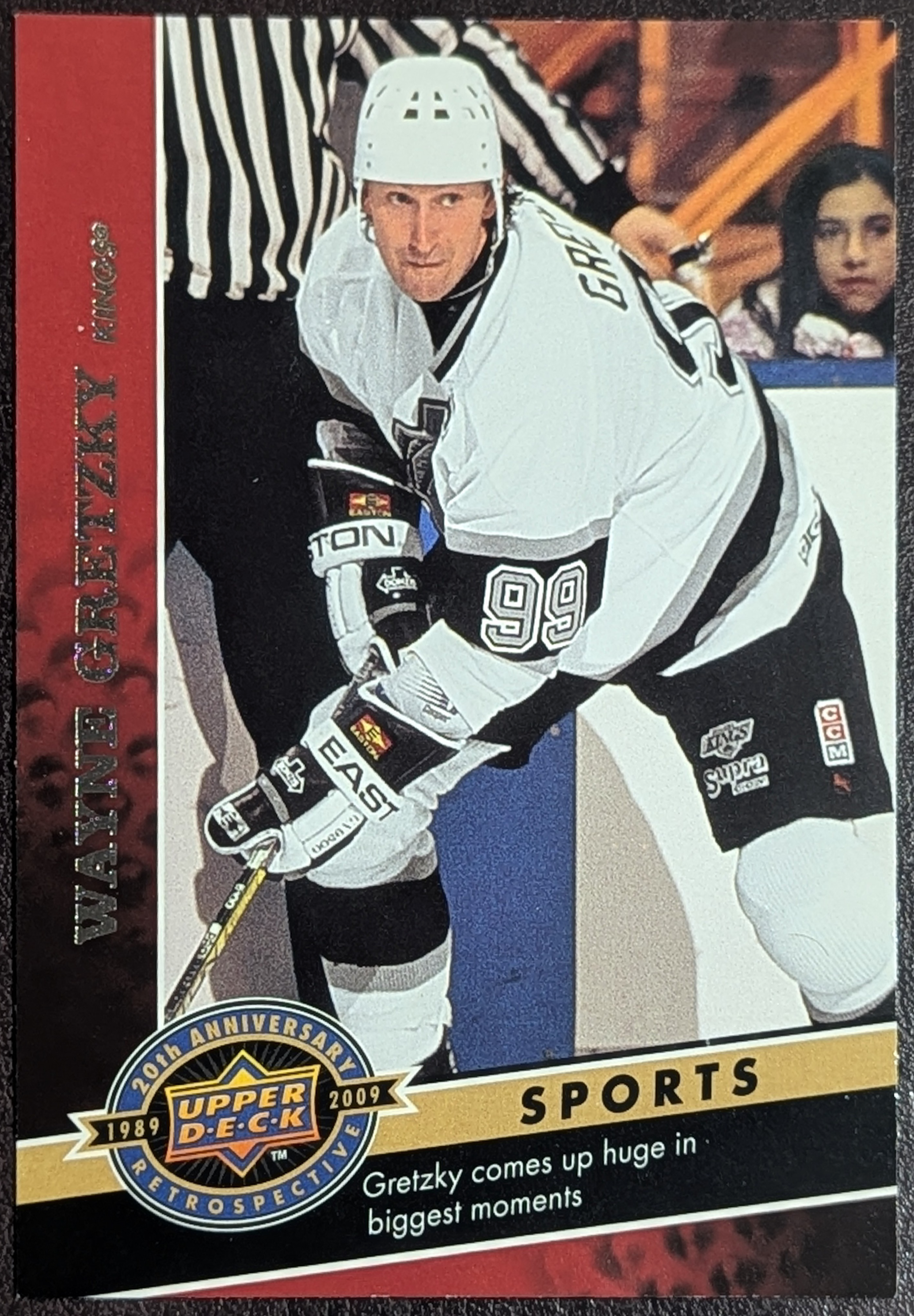 2009 Upper Deck 20th Anniversary Retrospective Sports Wayne Gretzky #362 HOF
