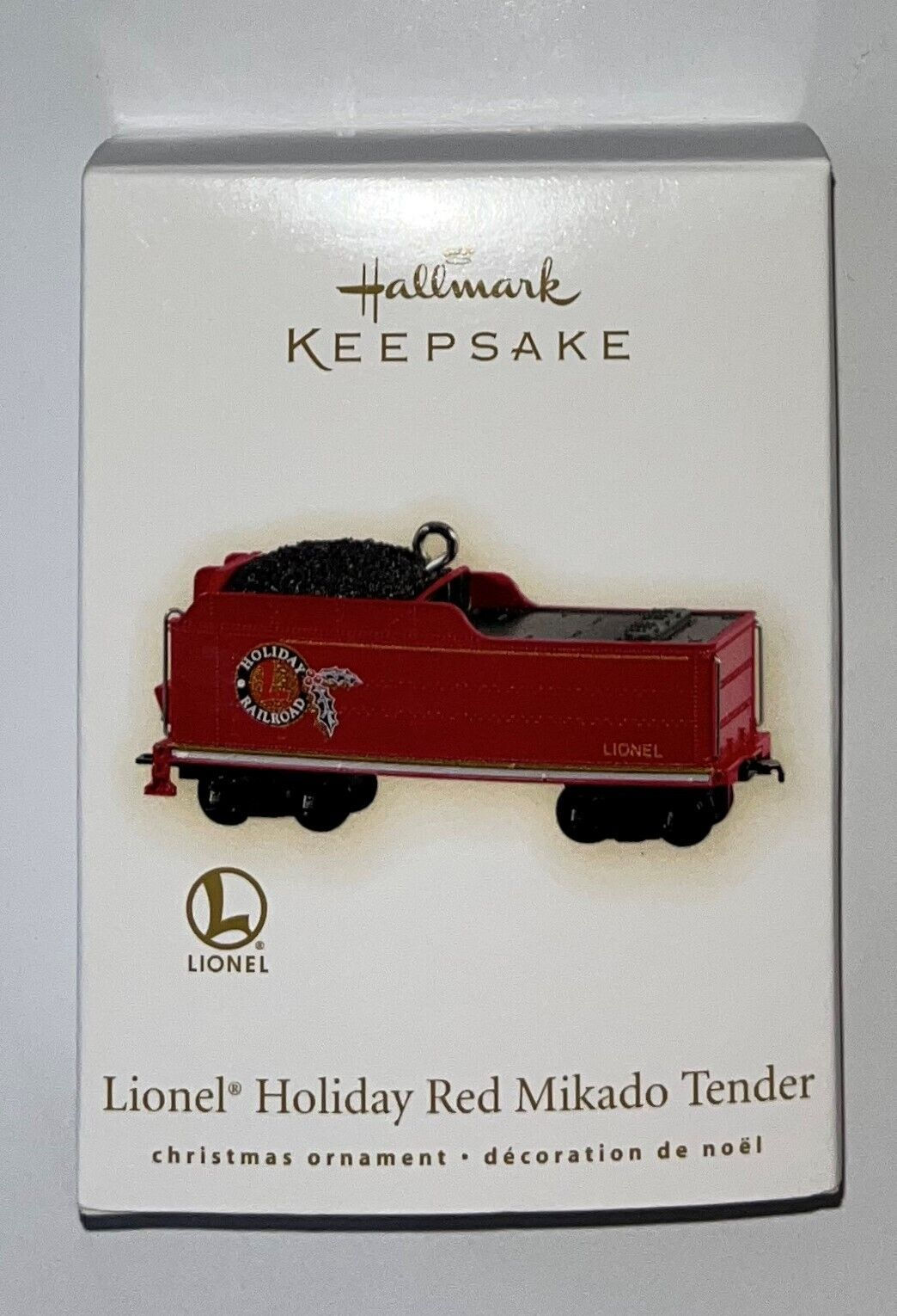 2009 Hallmark Keepsake Lionel Holiday Red Mikado Tender Ornament
