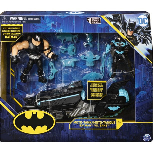 Batman Moto-Tank Vehicle with 4-inch Bane with Exclusive Batman Action Figure