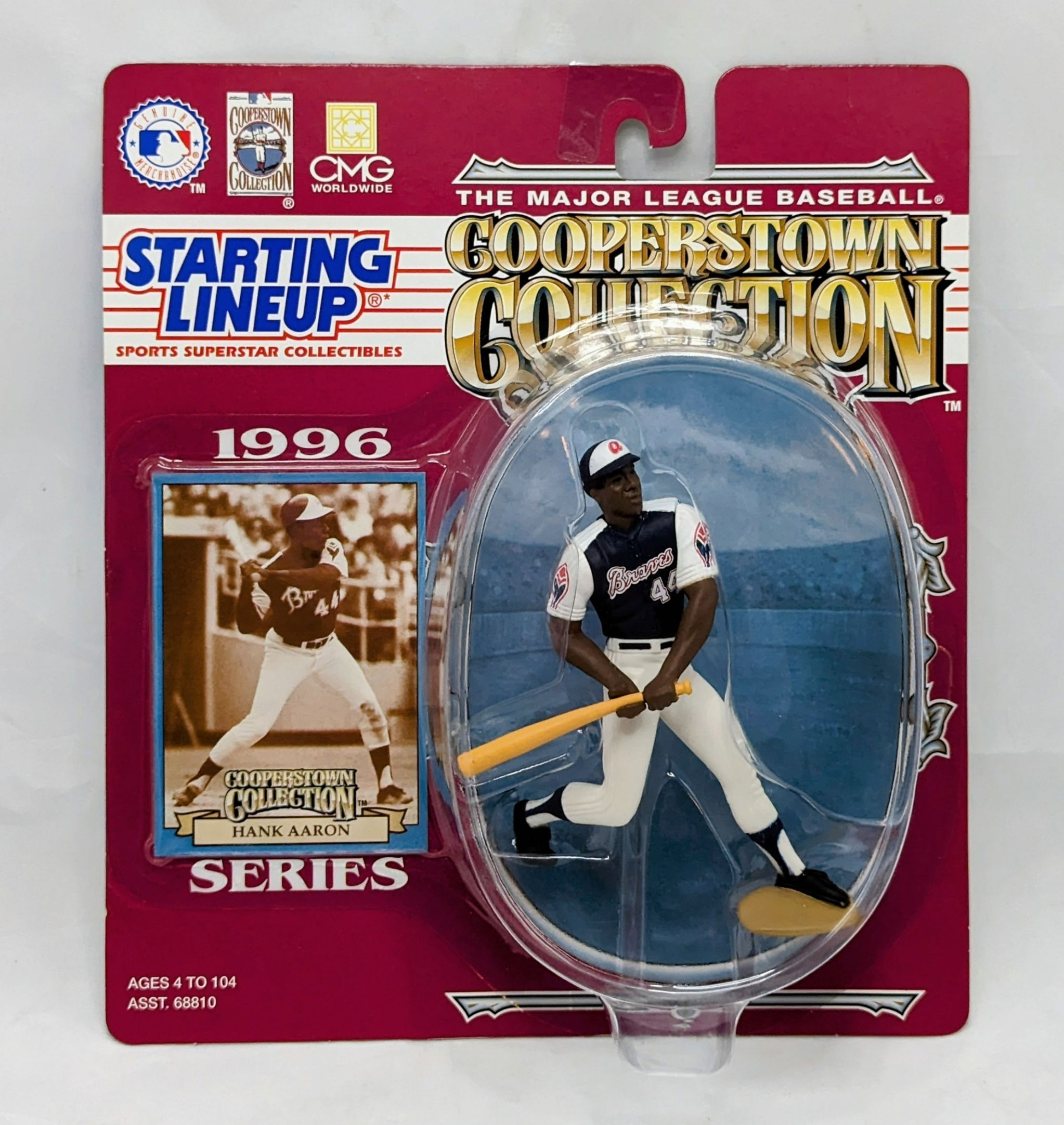 1996 Starting Lineup Hank Aaron Atlanta Braves Baseball Figure