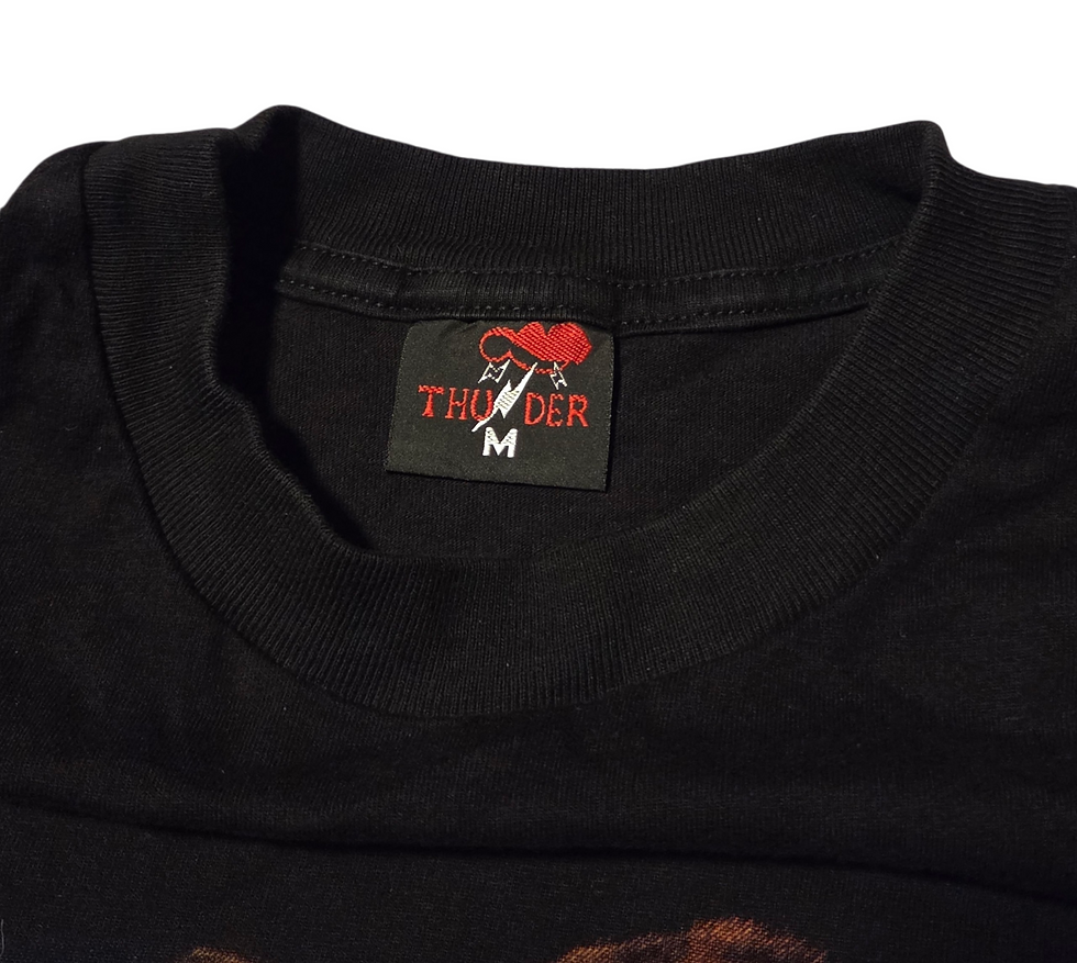 Thumbnail: 90s Thunder Tiger Lightning Double Sided Black T-Shirt Medium