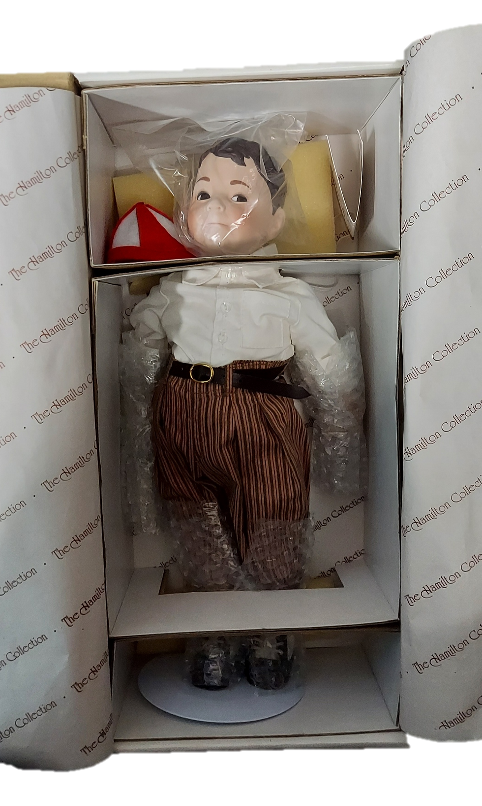 Thumbnail: 1993 King World The Little Rascals 14" Spanky Porcelain Doll Hamilton Collection