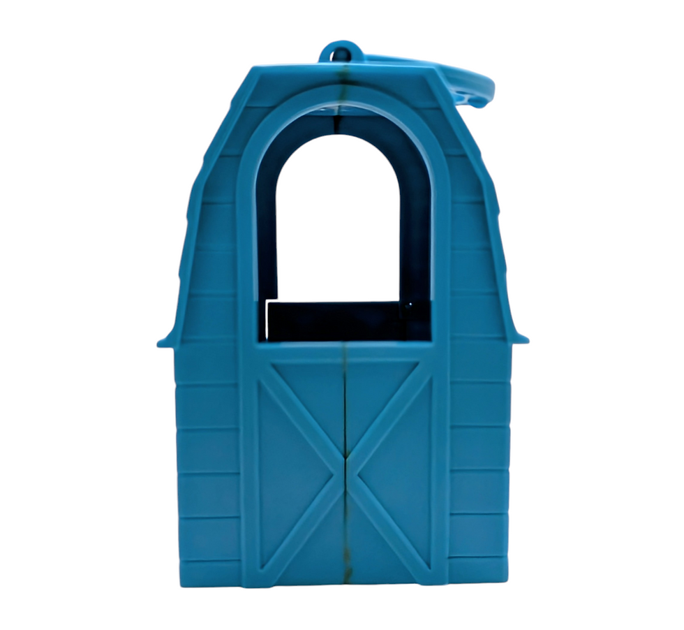 Thumbnail: Vintage Tara Toy Blue Plastic Pony Barn