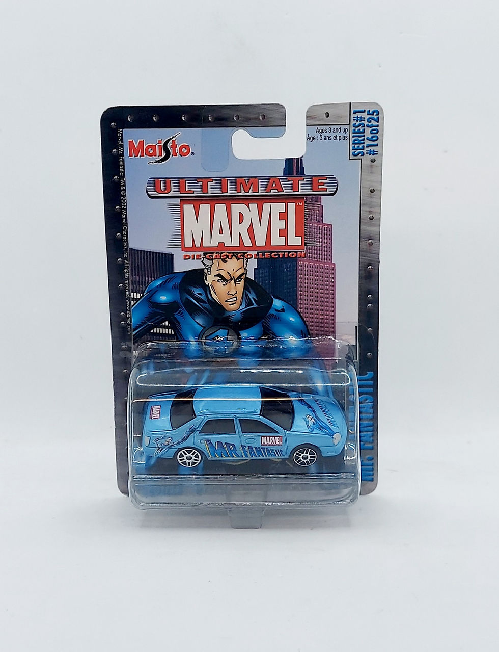 2002 Maisto Ultimate Marvel Series #1 Mr. Fantastic Cadillac Deville DTS