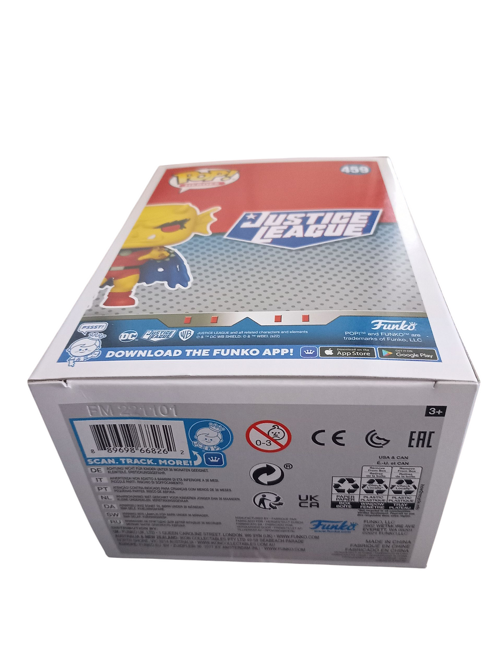 Thumbnail: Funko Pop Justice League Etrigan The Demon 459 Black Light Chase Previews PX