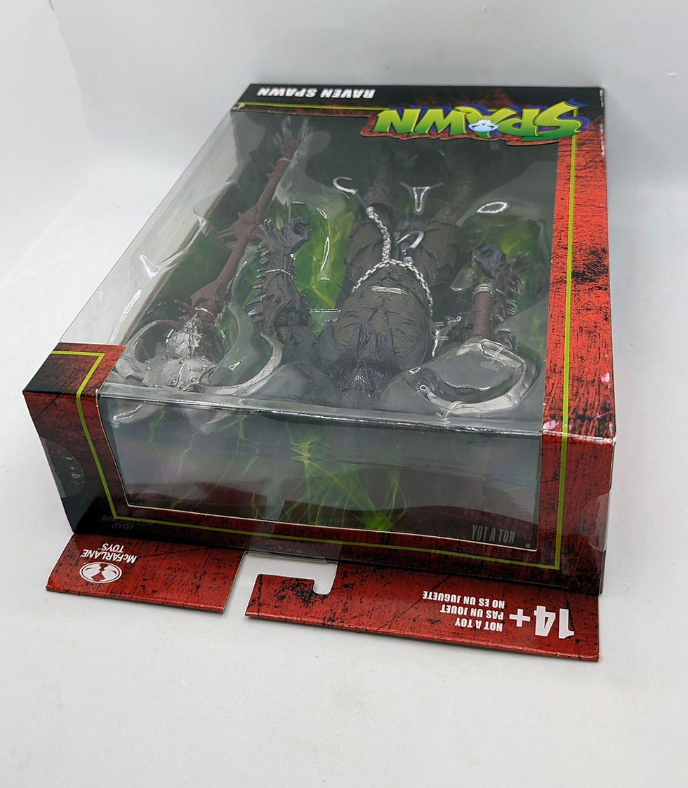 Thumbnail: 2022 McFarlane Spawn 7" Raven Spawn Small Hook Action Figure