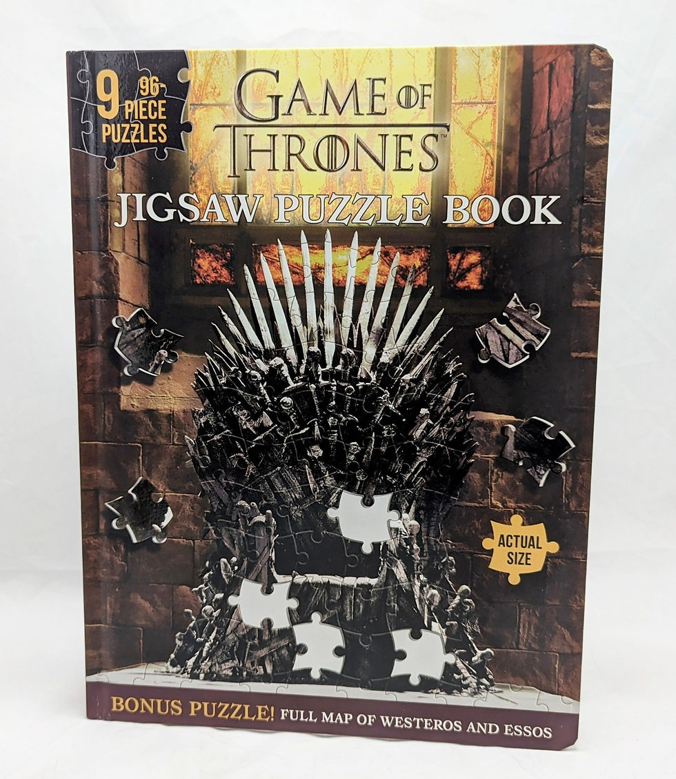 2022 Thunder Bay Game Of Thrones Jigsaw Puzzle Book HC