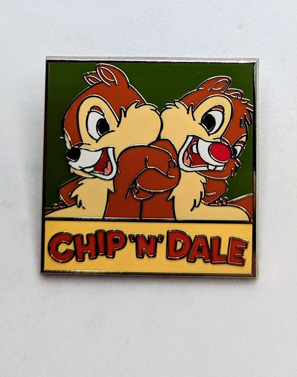 2012 Disney PWP Promotion Deluxe Starter PP89891 Chip n Dale Square Pin