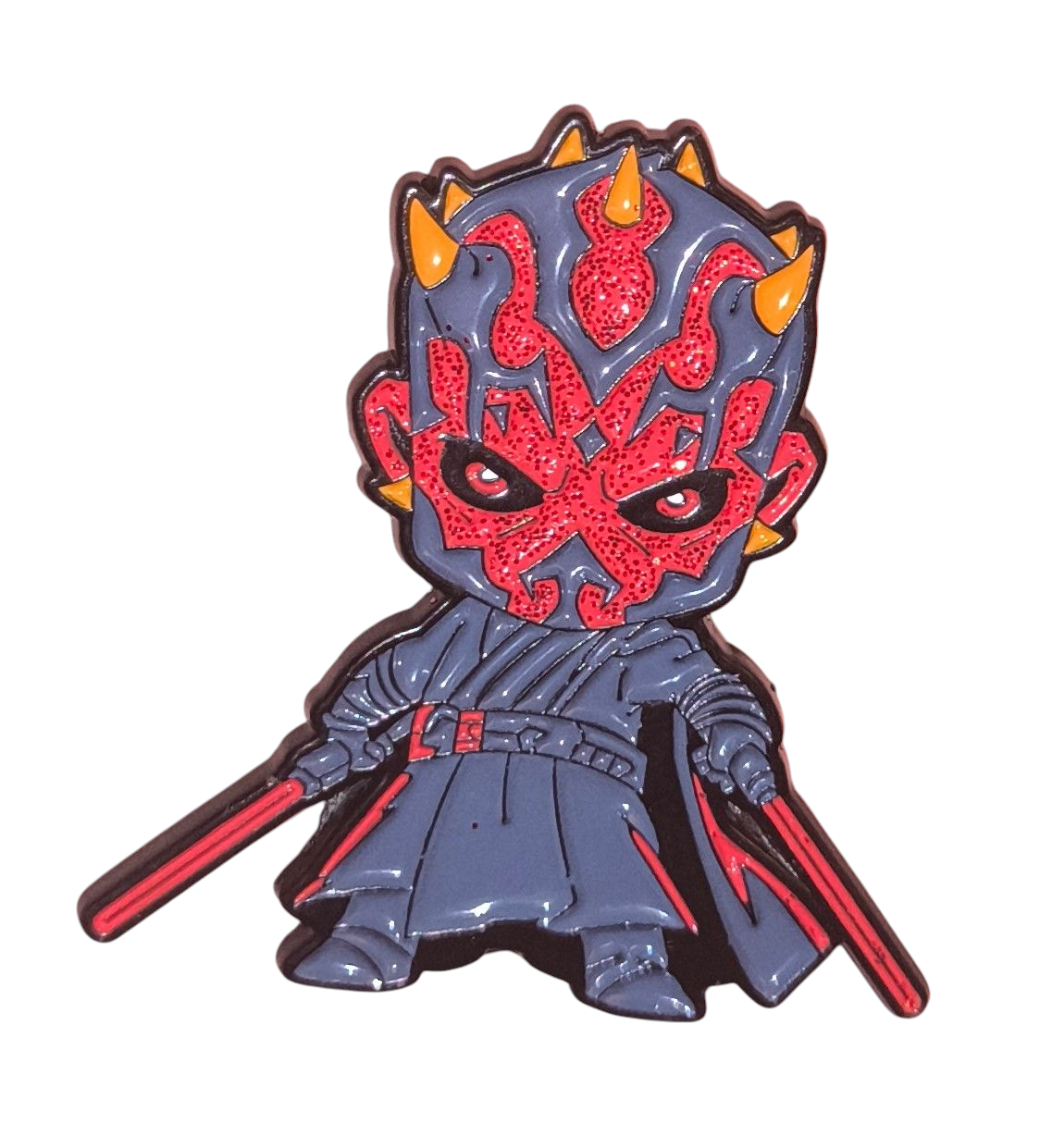 Star Wars: Episode I The Phantom Menace Darth Maul Sparkle Chibi Enamel Pin
