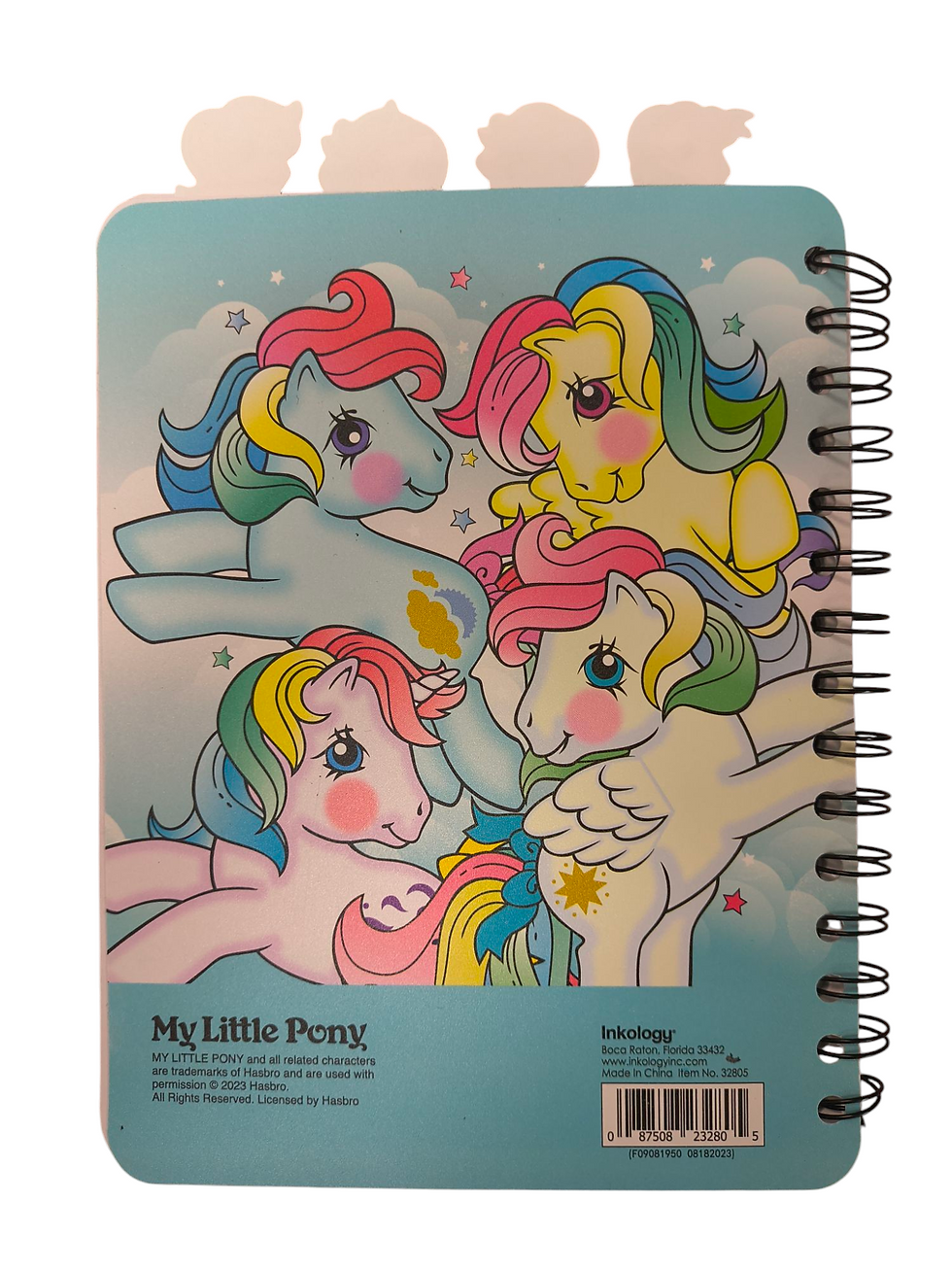Thumbnail: 2024 Inkology My Little Pony Tab Spiral Journal Notebook 9x6" Book