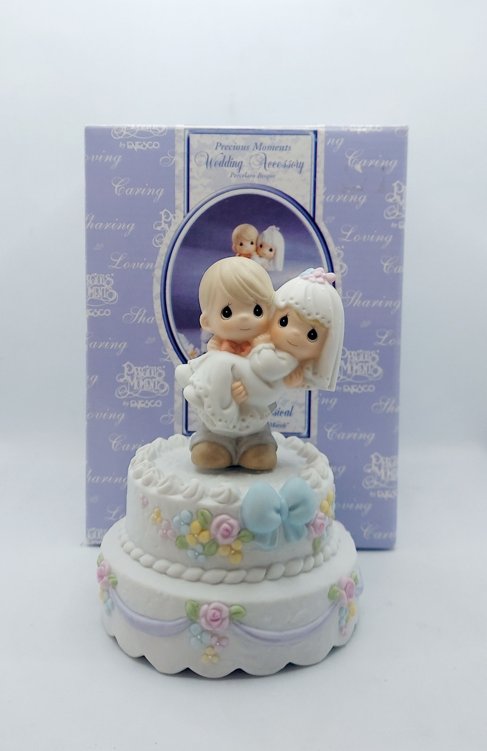 2000 Precious Moments Wedding Accessory Wedding Musical Figurine