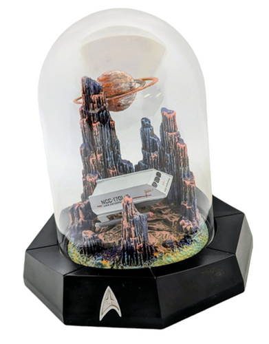 1995 Franklin Mint Star Trek Galileo II Shuttlecraft Glass