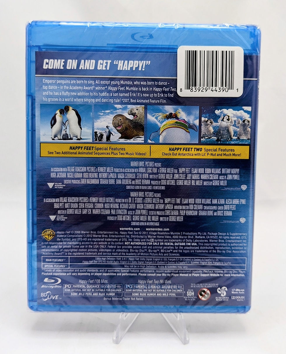 Thumbnail: 2013 Happy Feet 1 & 2 Blu-Ray Movie - Sealed