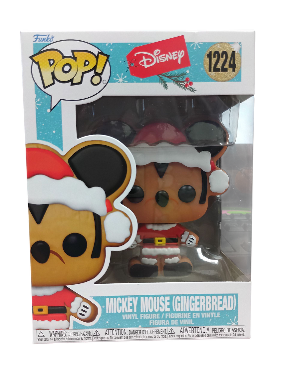 Thumbnail: Funko POP! Disney Holiday Christmas Mickey Mouse Gingerbread #1224 Vinyl - SB