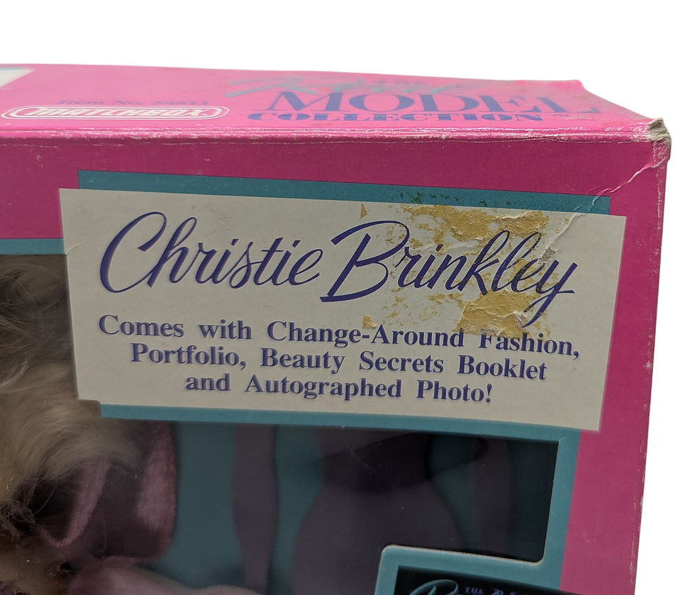 Thumbnail: 1989 Matchbox The Real Model Collection Christie Brinkley Doll