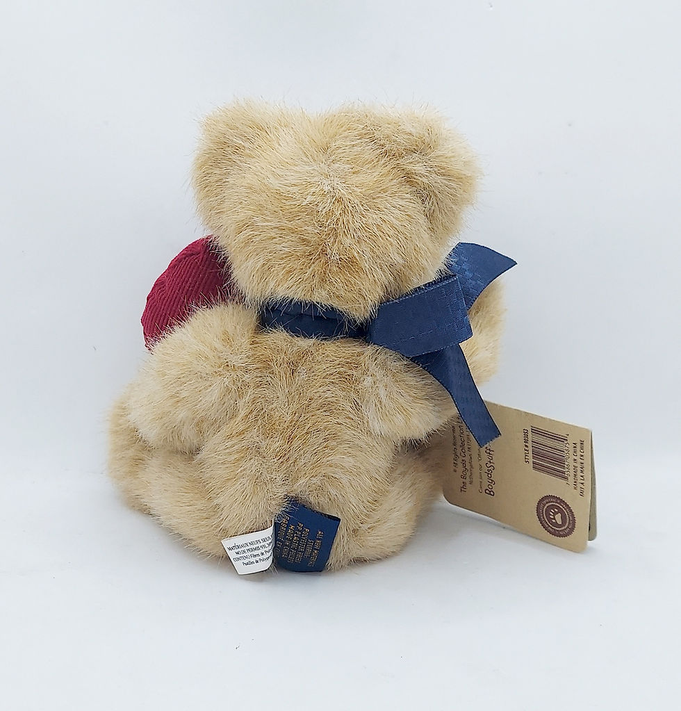 Thumbnail: 2006 Boyds Bears Manny Thanks Plush Bear Thank You From The Bottom Of My Heart