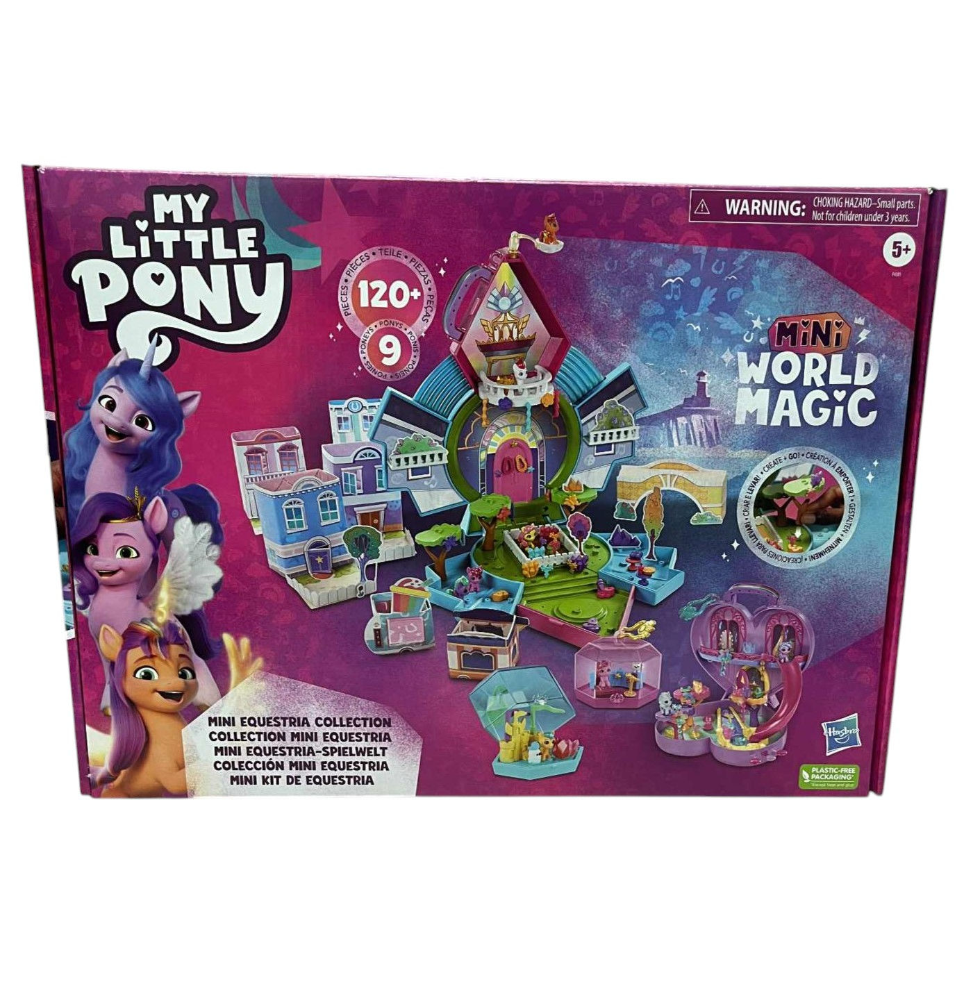 My Little Pony Mini World Magic Ultra Equestria Collection 9 ponies, 120 pieces