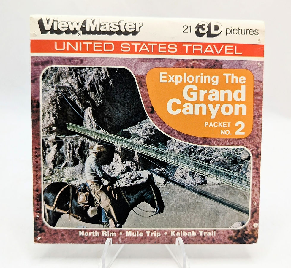 1982 View-Master Exploring The Grand Canyon Packet No. 2 - 3 Reel Pack