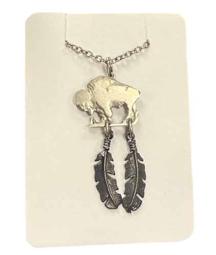 Bison Buffalo Brooch In Sterling Silver By Paxton Jewelry - Foto 11