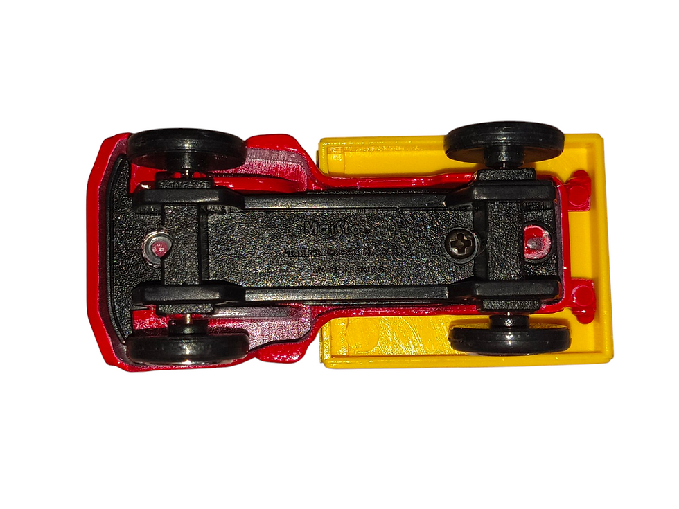 Thumbnail: 1998 Maisto Tonka Toys Truck Utility Hauler Red & Yellow Diecast