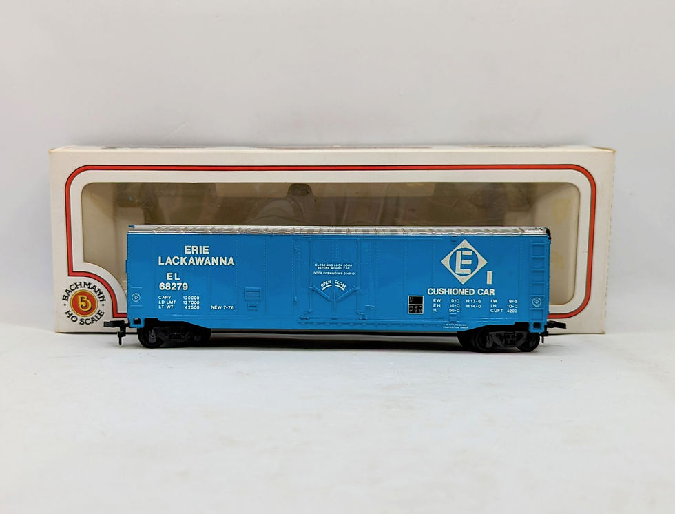 Thumbnail: Bachmann Electric Trains Ho Scale 51' Steel Plug Door Box Car Erie Lackawanna
