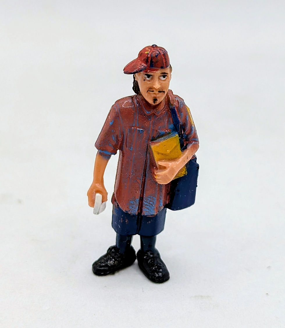 2003 Homies Series 6 Chuy Mailman Postal Worker Figure Lil Homie - Paint Defect
