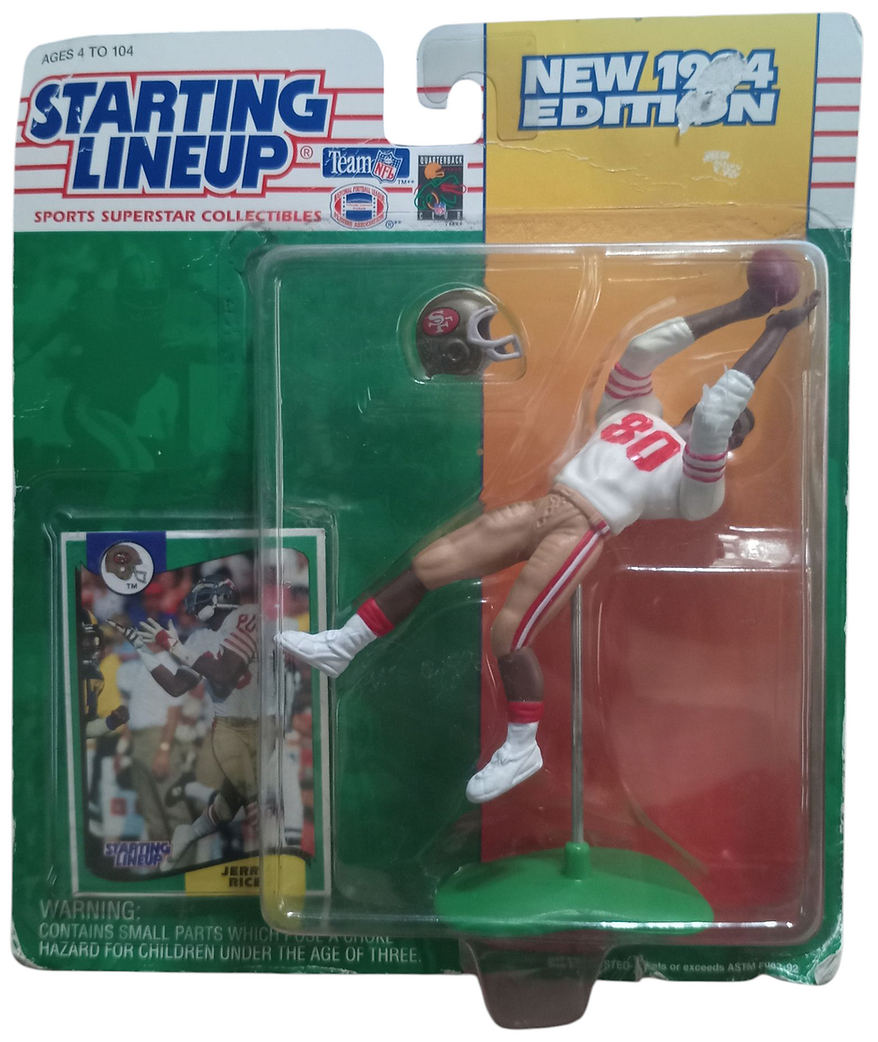 Thumbnail: 1994 Starting Lineup NFL Jerry Rice San Francisco 49ers Figure - DT