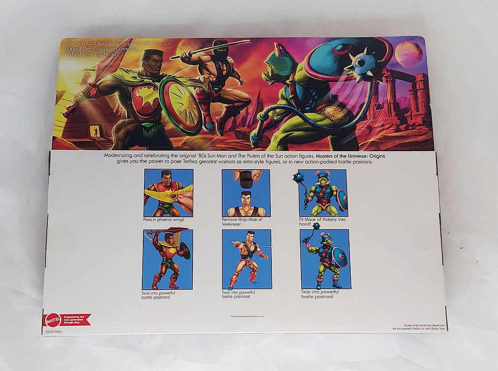 Thumbnail: Masters of the Universe Sun-Man and the Rulers of the Sun Action Figure 3pk