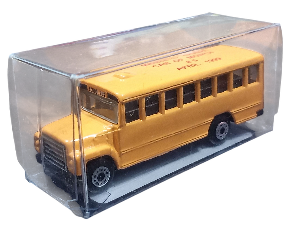 Matchbox Yellow School Bus Whites Guide #5 April 1999, Car Of The Month