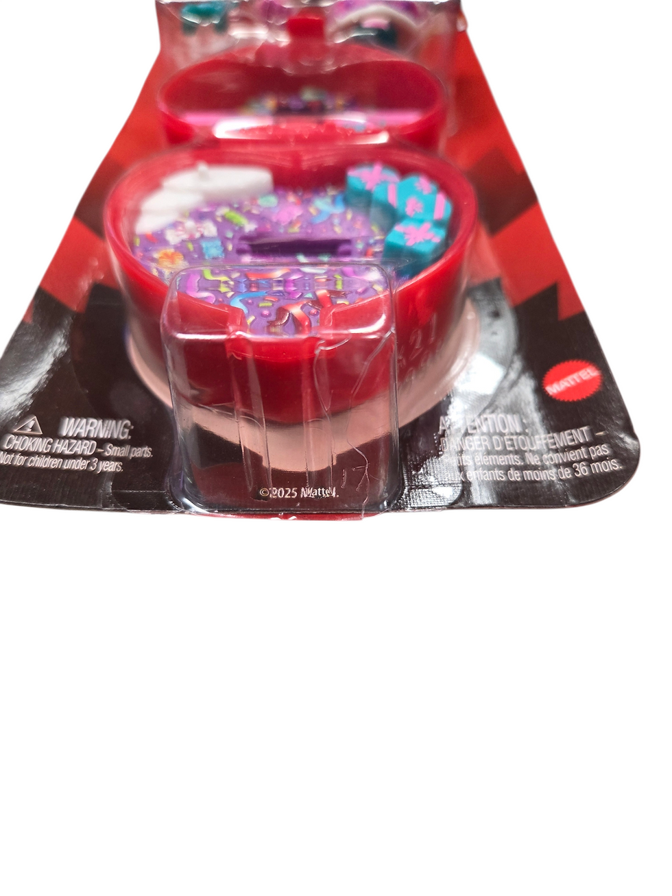 Thumbnail: Polly Pocket 80th Anniversary Jewelry Box Compact Playset w/ Doll, Cake & Ring