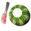 Thumbnail: Vintage Ceramic Watermelon Bowl With Watermelon Stainless Steel Cheese Spreader