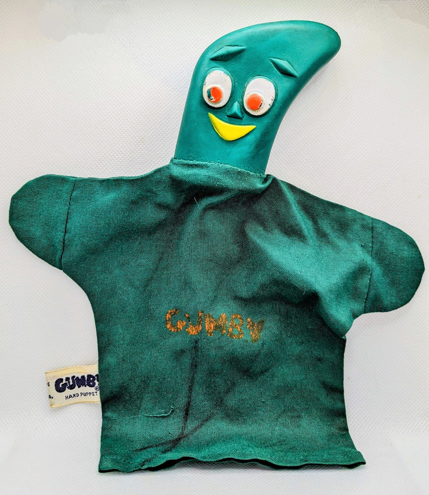 1965 Vintage Lakeside Gumby Hand Puppet