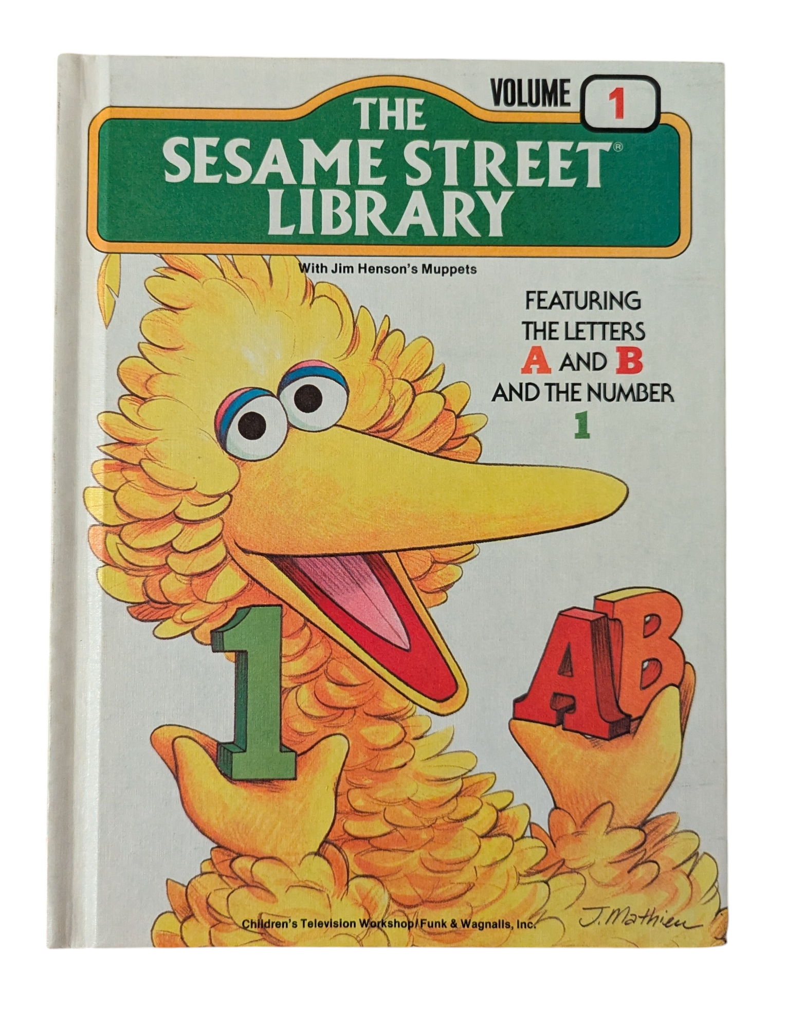 1978 The Sesame Street Library Volume 1 With Jim Henson's Muppets 11inch
