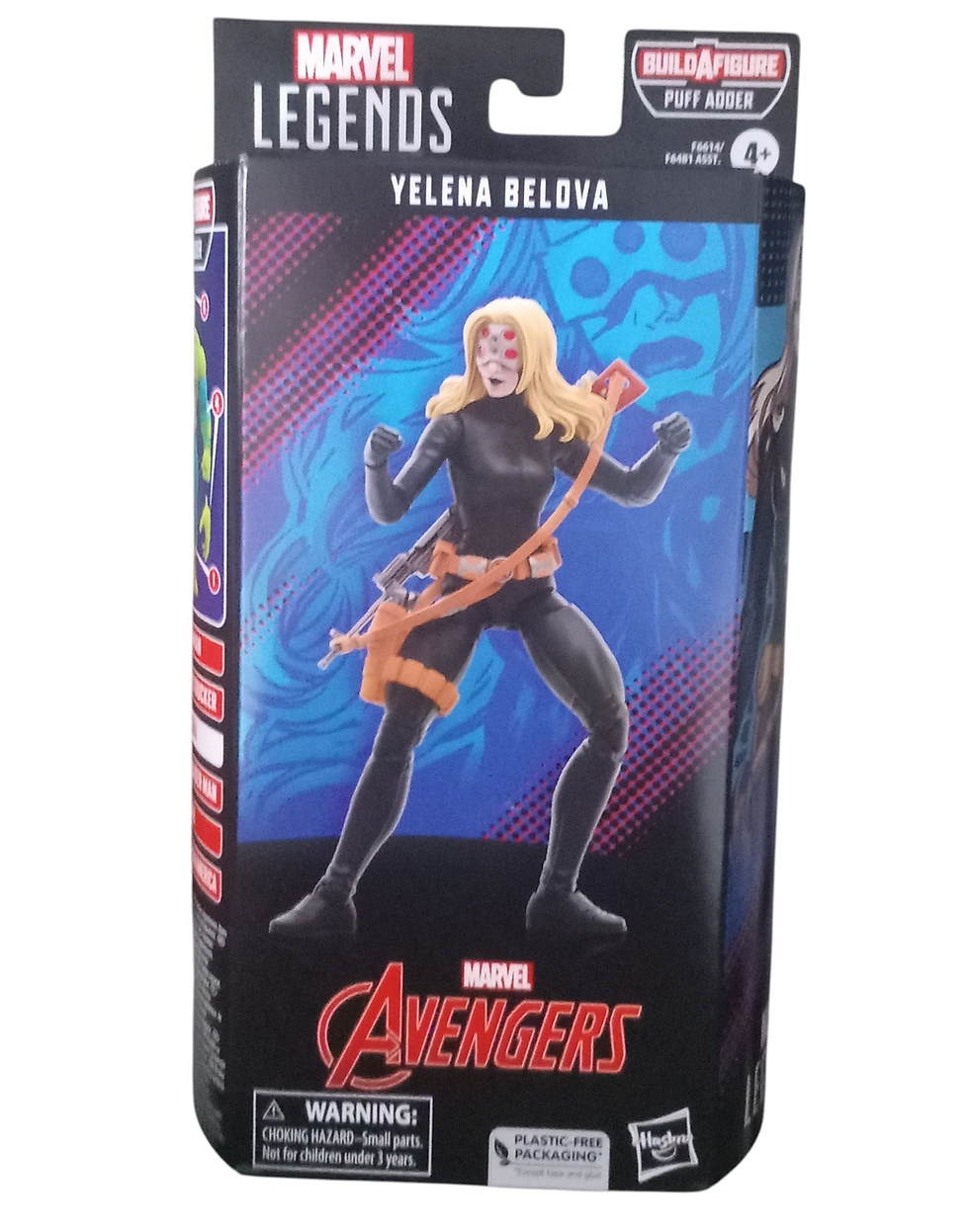 Thumbnail: Marvel Legends Series Avengers Yelena Belova Figure Puff Adder BAF