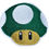Thumbnail: Nintendo Super Mario  - 1 Up Mushroom Embroidered Iron On 2.5" Patch