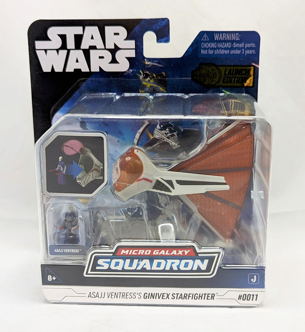 Jazwares Star Wars Micro Galaxy Squadron Ginivex Starfighter & Figure
