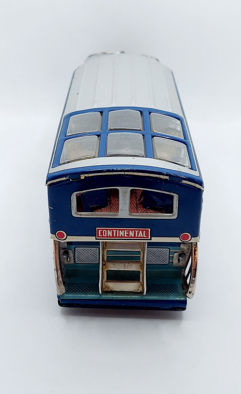 Thumbnail: 1950s/60s Nomura TN Continental Express #7 Tin Litho 156230 Friction Bus