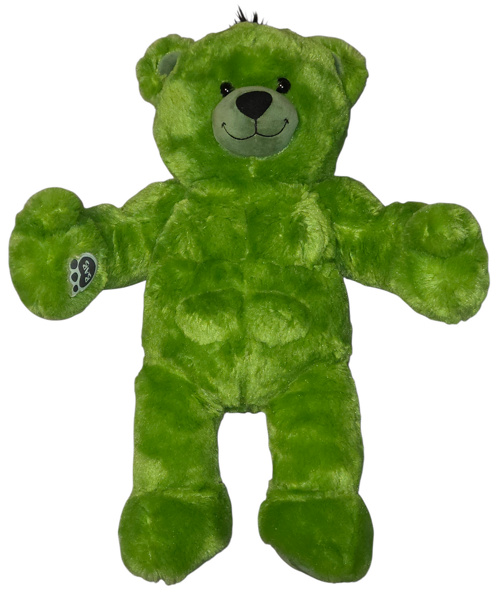 Thumbnail: Build A Bear Marvel Avengers The Incredible Hulk Bear Green Plush 17" Stuffed