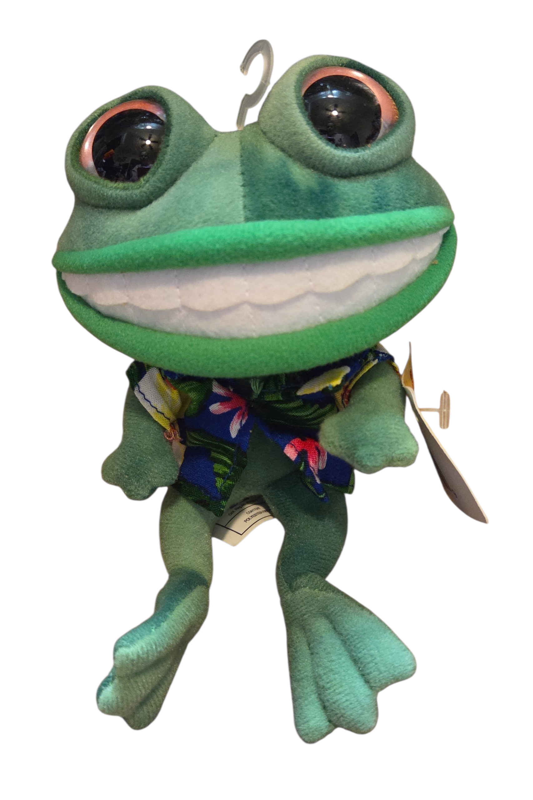 American Greetings Twisted Wild Whiskers Frog In Hawaiian T-Shirt Plush