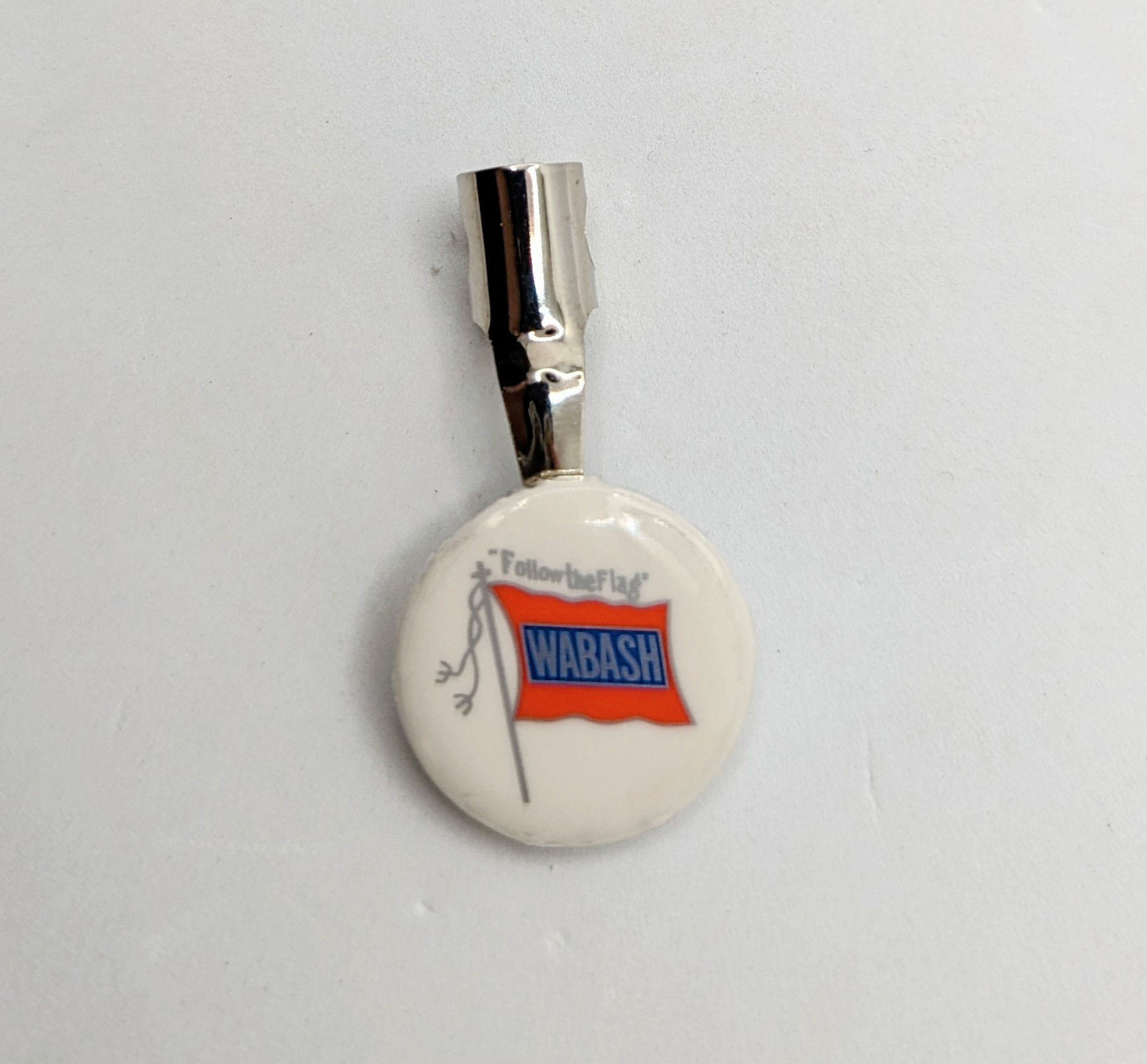 Vintage Wabash Railroad Follow the Flag Pencil / Pen Topper Advertisement