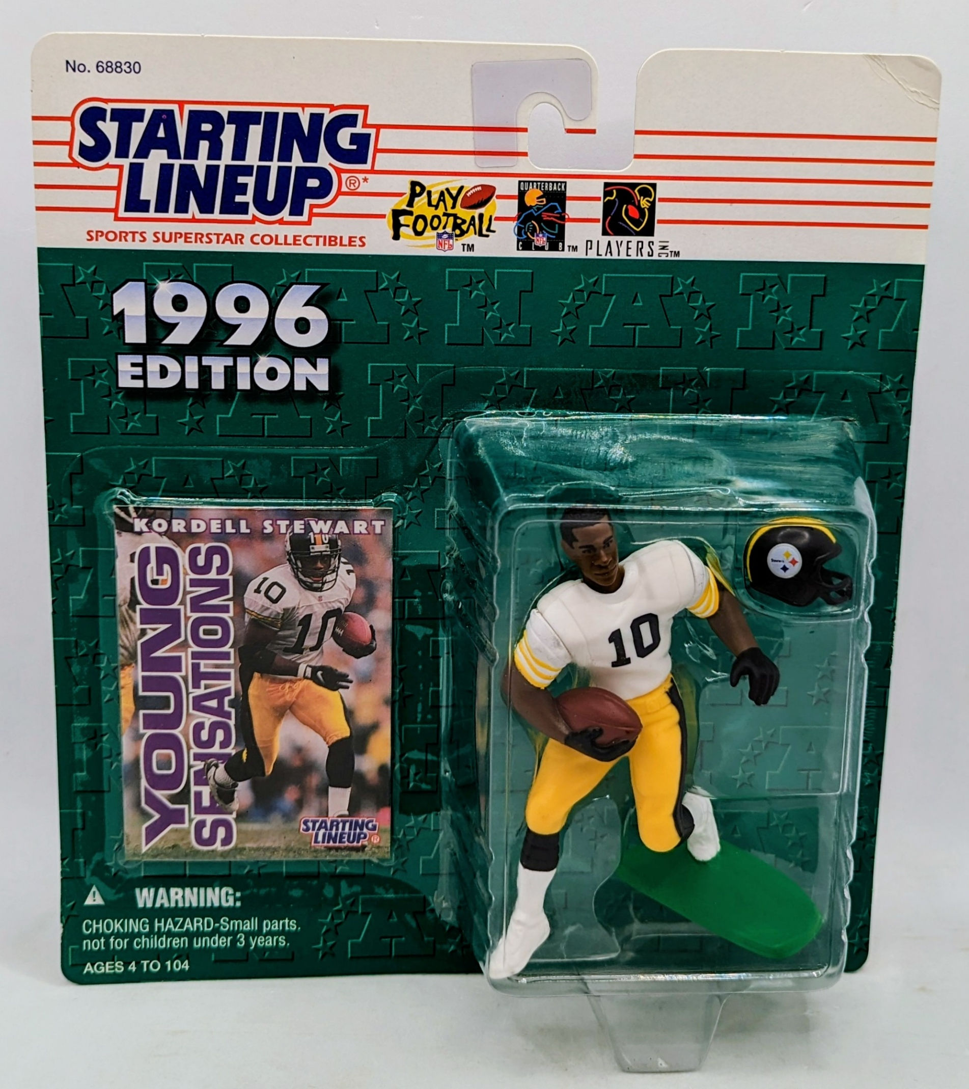 1996 Kenner Starting Lineup Kordell Stewart Pittsburg Steelers NFL Figure