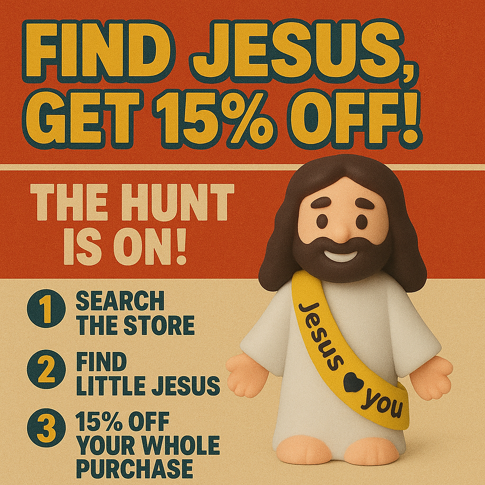 Find a litttle Jesus get 15% off