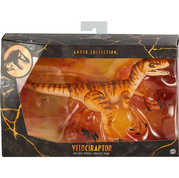 Mattel Jurassic World Amber Collection Tiger Velociraptor 6" Figure