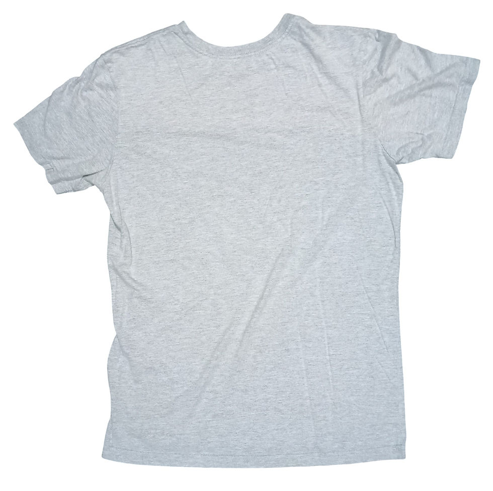 Thumbnail: RVCA VA All The Way Balance Of Opposites Grey And Blue Logo Men's T-Shirt Small