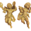 Thumbnail: Vintage Plastic Angel Ornaments Cherubs Band Musical Instruments 6" Ornaments