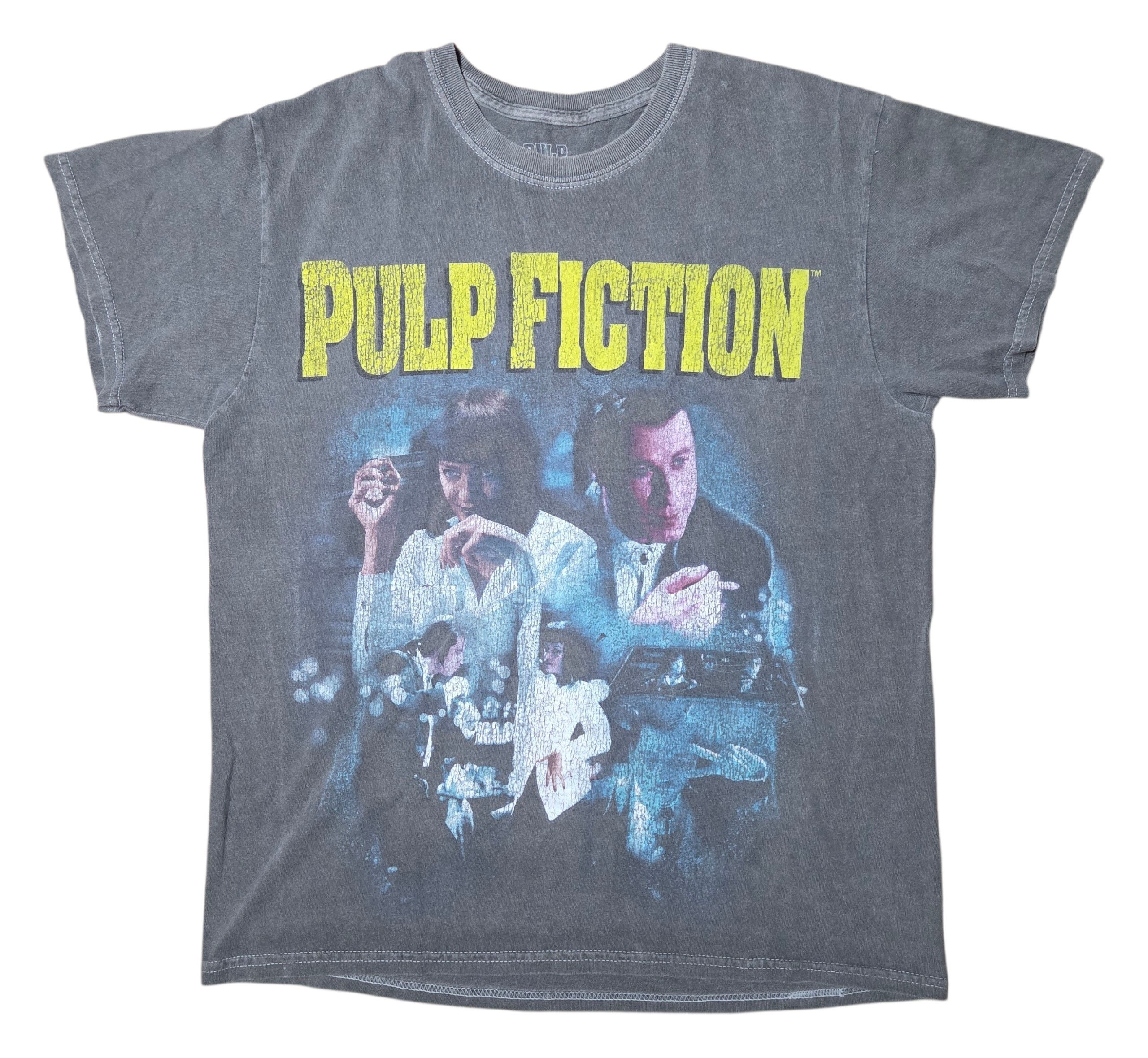 2021 Miramax Pulp Fiction Movie John Travolta Uma Thurman T-Shirt Small